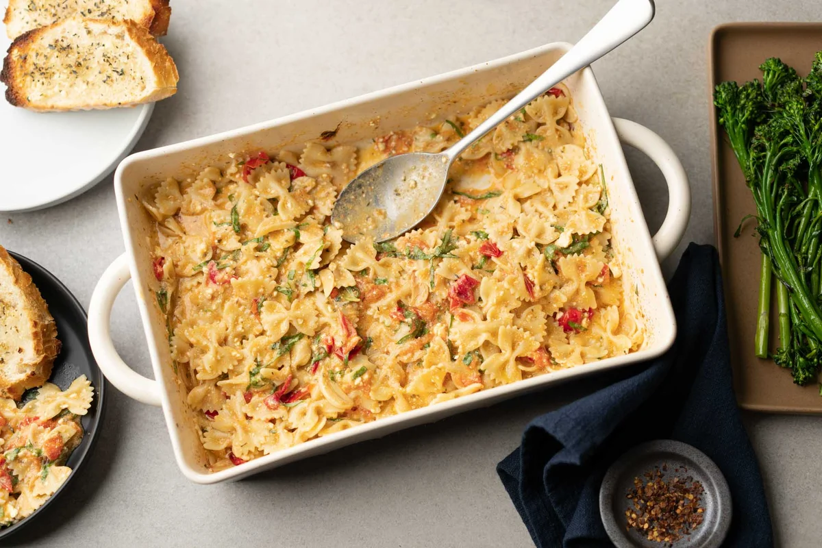 TikTok Baked Feta Pasta