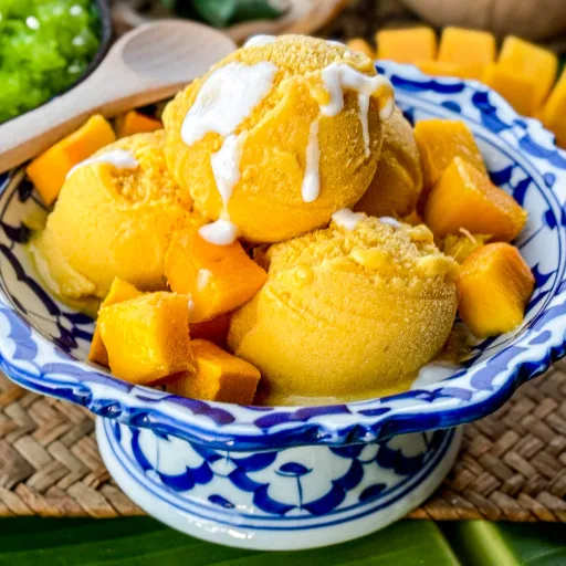 Asian Mango Ice Cream Recipe (3 Ingredients!)