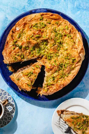Tarta de manzana con masa filo