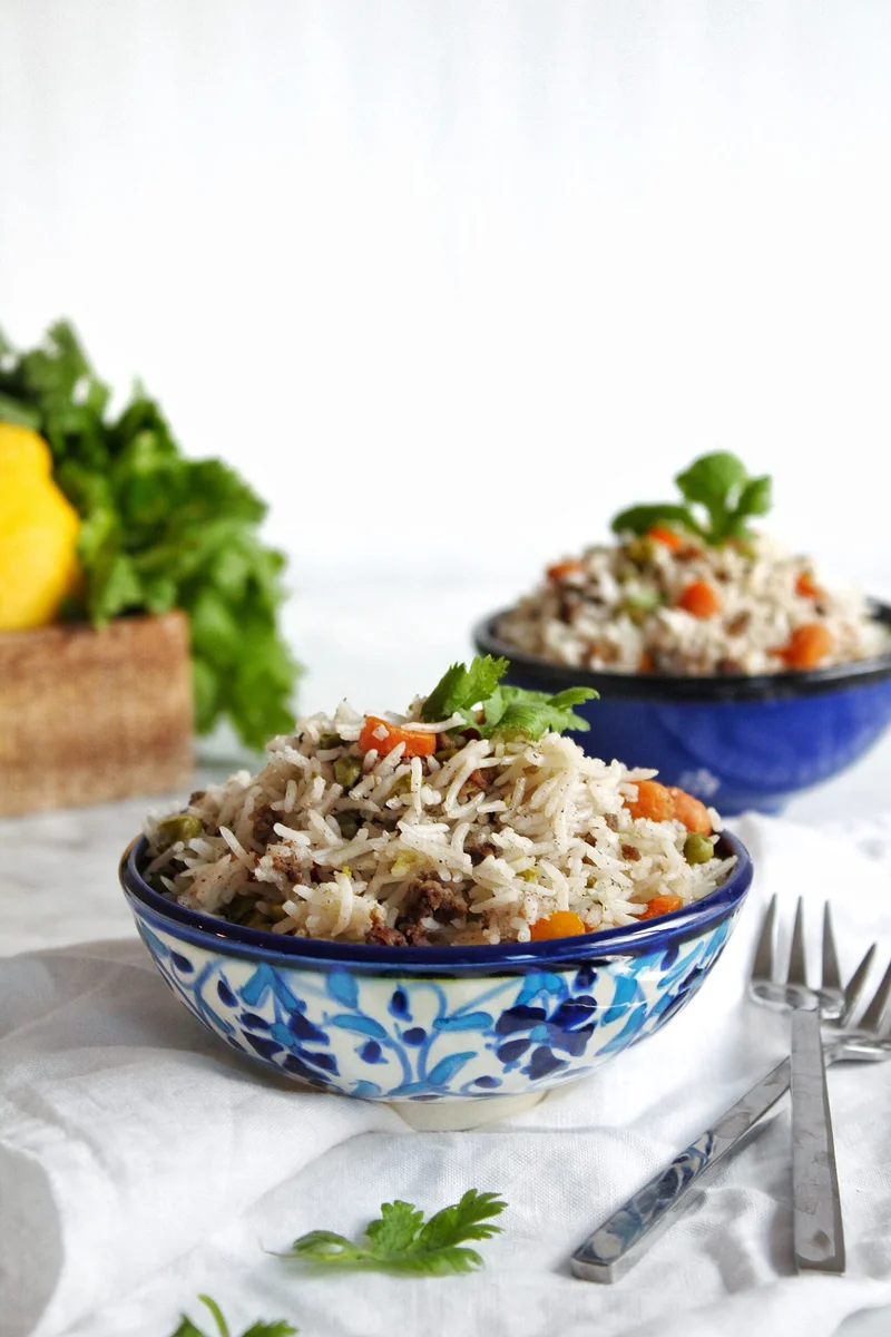 Instant Pot Keema Rice