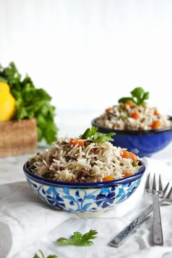 Arroz Keema en Instant Pot