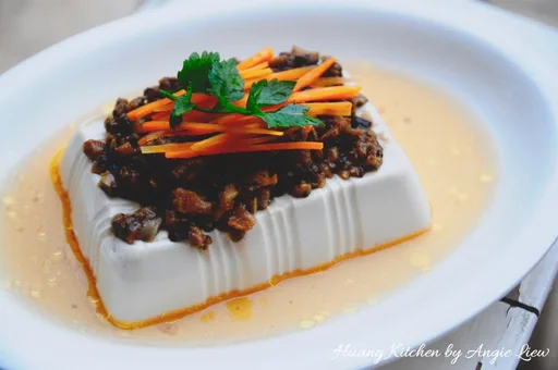 Steamed Shiitake Mushroom Beancurd 蒸香菇豆腐