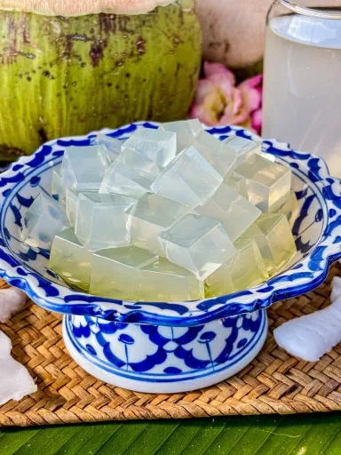 Easy Coconut Jelly Cubes (Only 3 Ingredients!)