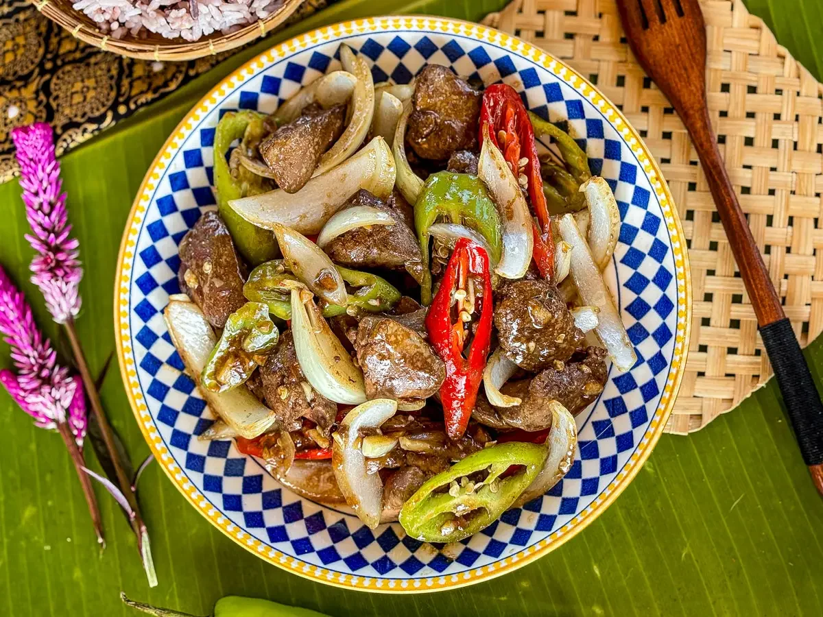 Thai Chicken Liver Stir-Fry Recipe