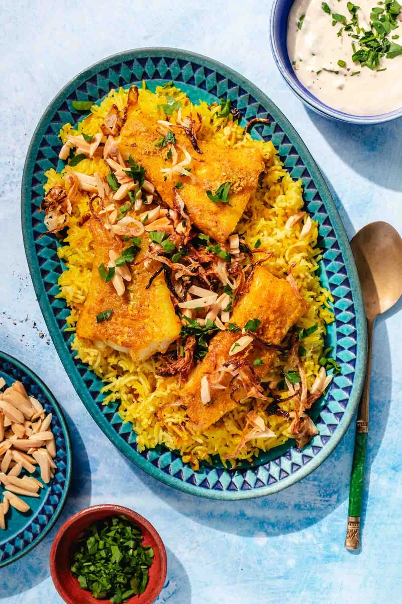 Sayadieh (Middle Eastern Fish And Rice)