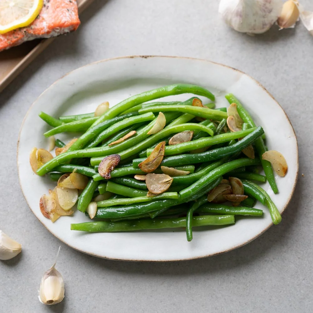 Sautéed Green Beans with Garlic & Butter