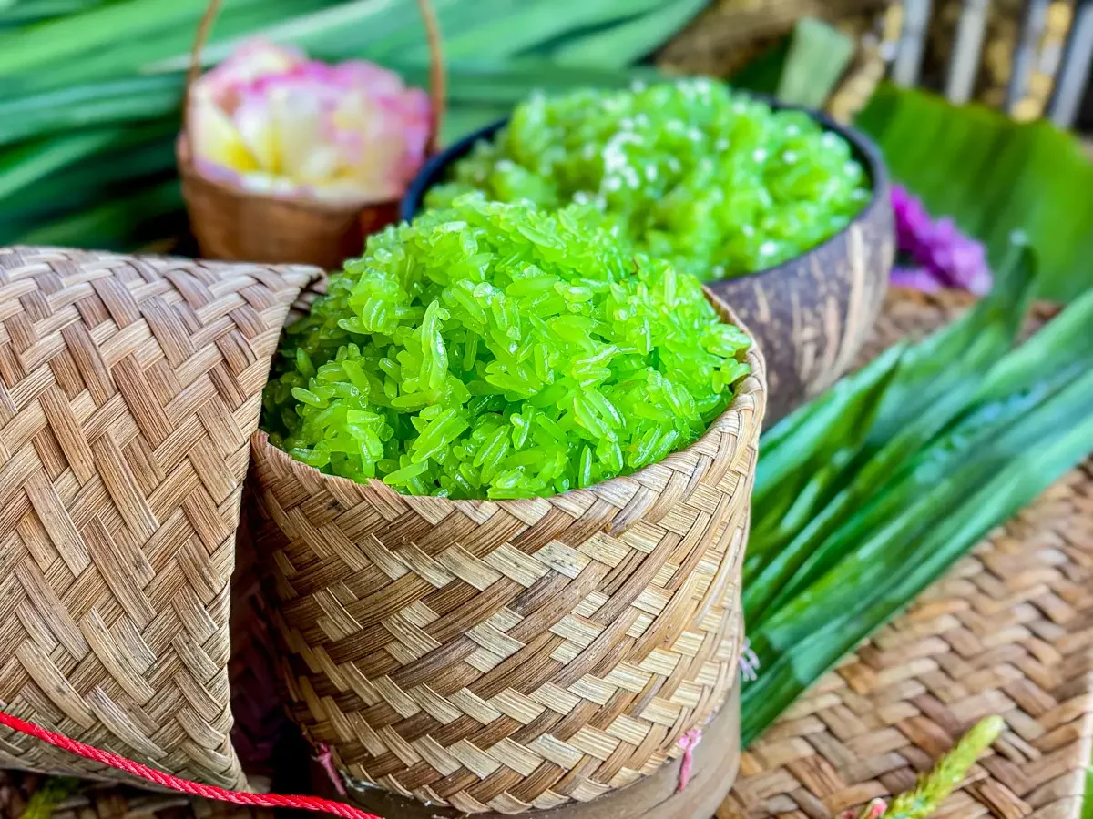Pandan Sticky Rice Recipe