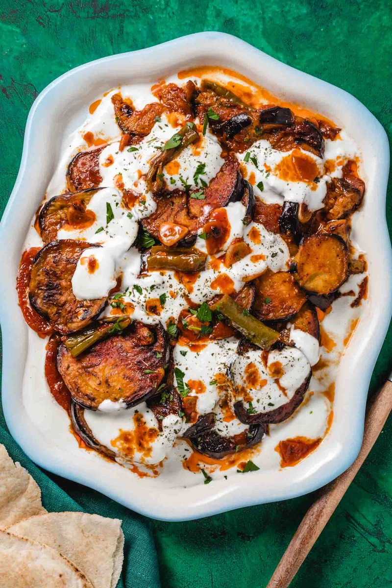 Borani Banjan (afghanische Auberginen mit Joghurt)