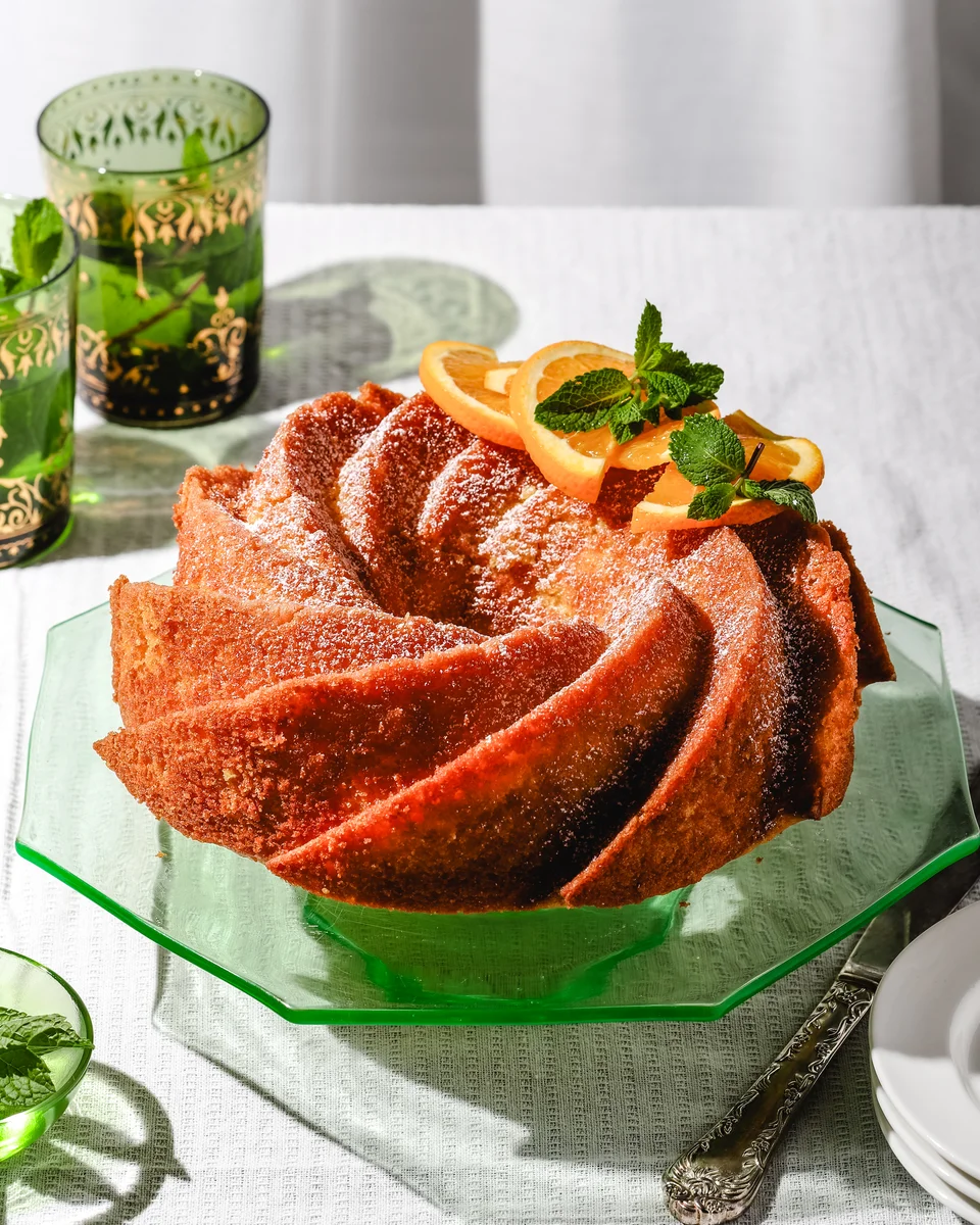 Orange Cardamom Cake (Without Olive Oil)
