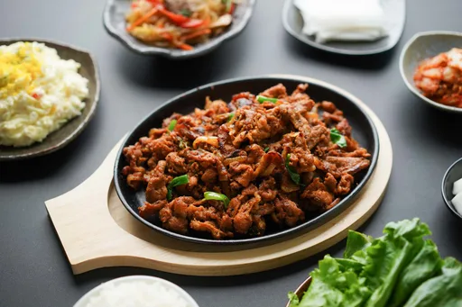 Bulgogi de cerdo (cerdo coreano picante)