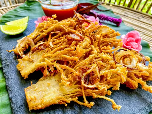 Deep Fried Enoki Mushrooms Recipe