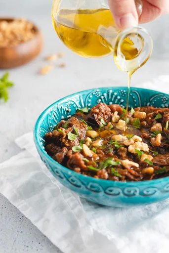 Mediterranean Eggplant Dip (With Tomato & Onion)