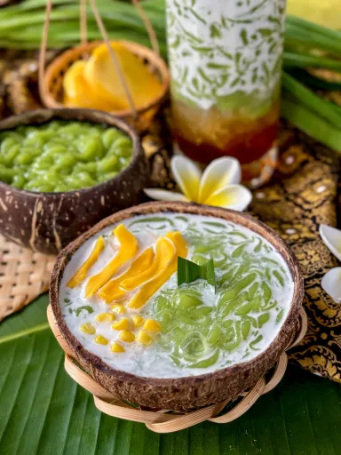 Thai Lod Chong Dessert (Cendol Recipe)
