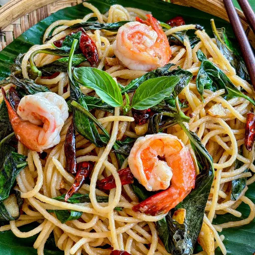 Thai Basil Pasta Recipe