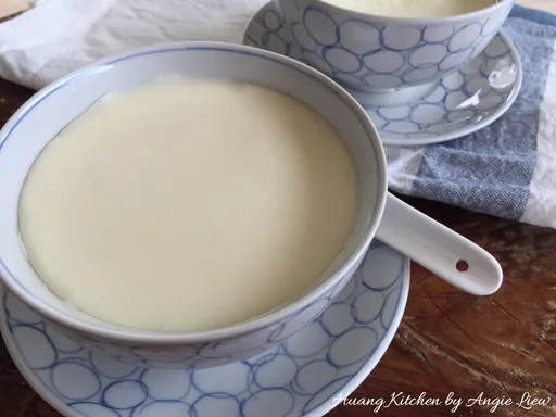 Steamed Ginger Milk Pudding