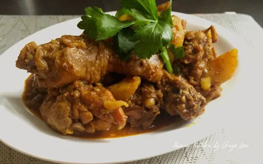 Curry de pollo al estilo indio