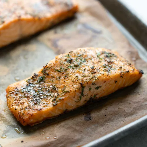 Filetes de salmón al grill