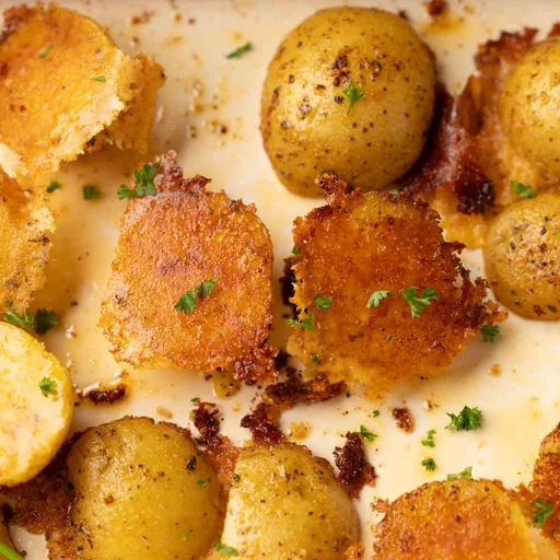 Patatas asadas con parmesano