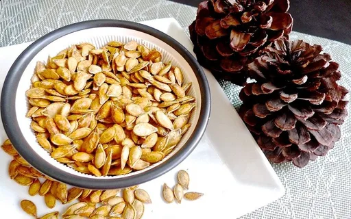 Crispy Toasted Pumpkin Seeds