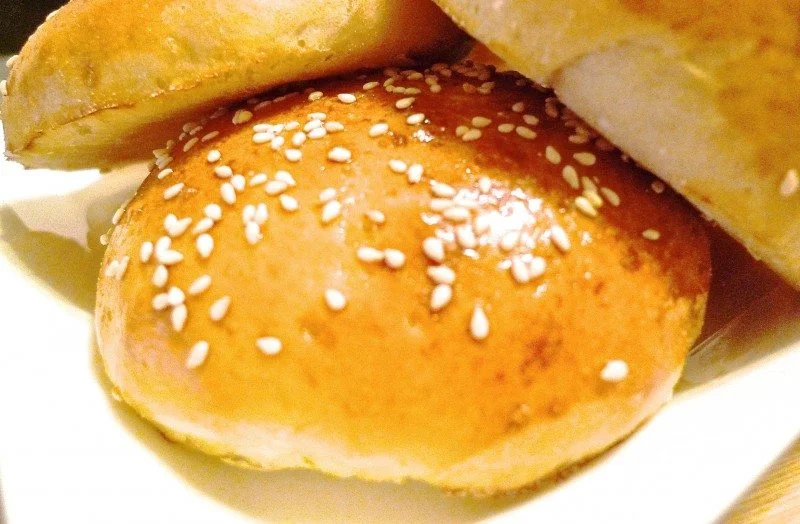 Fresh Homemade Hamburger And Hot Dog Buns