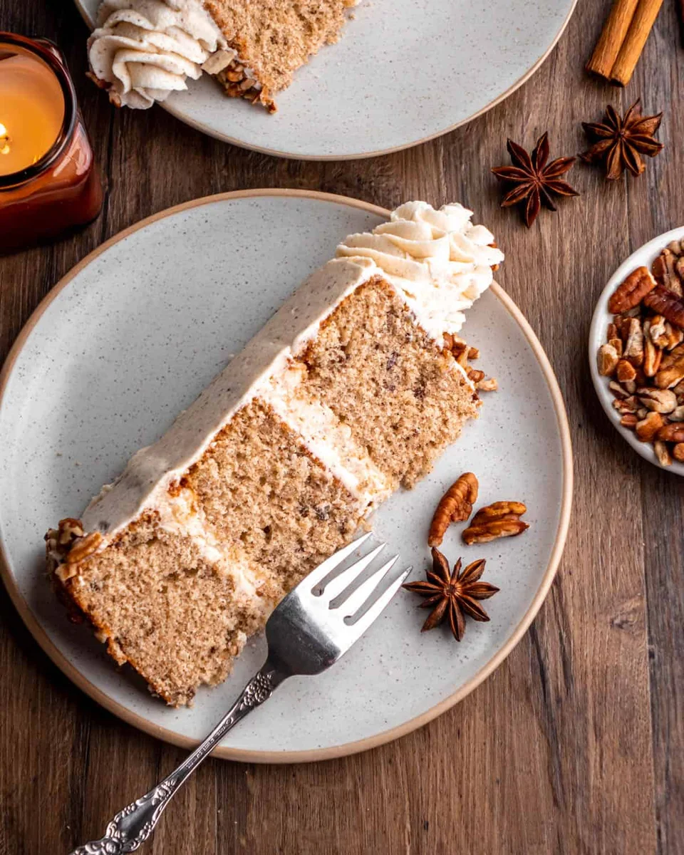 Maple Pecan Layer Cake