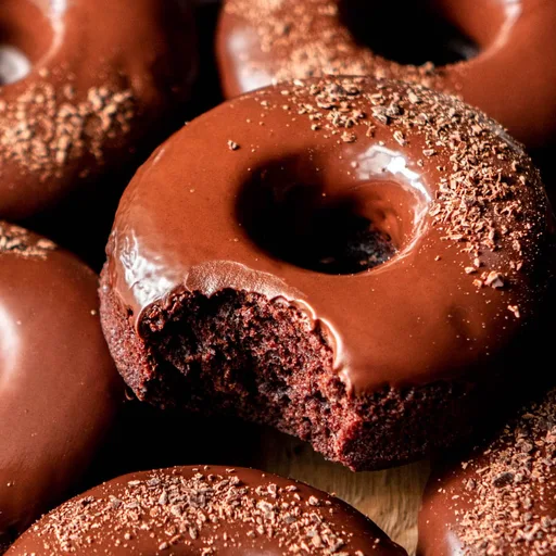 Double Chocolate Donuts
