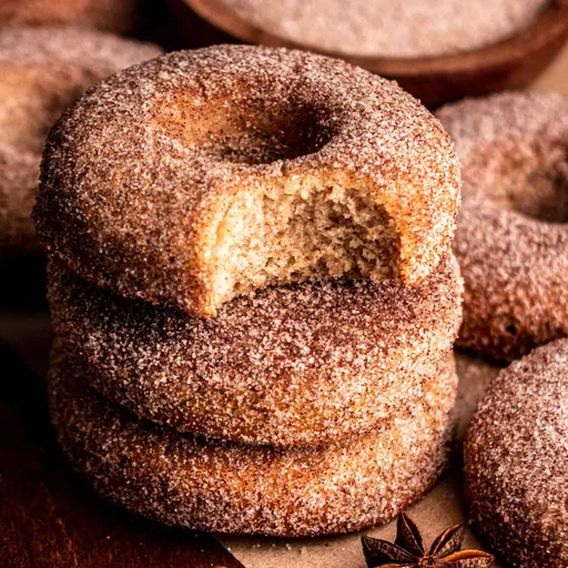 Donuts de canela y azúcar