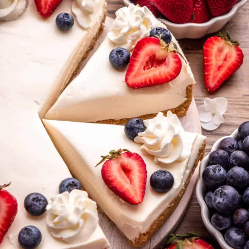 Tarta de queso sin horno
