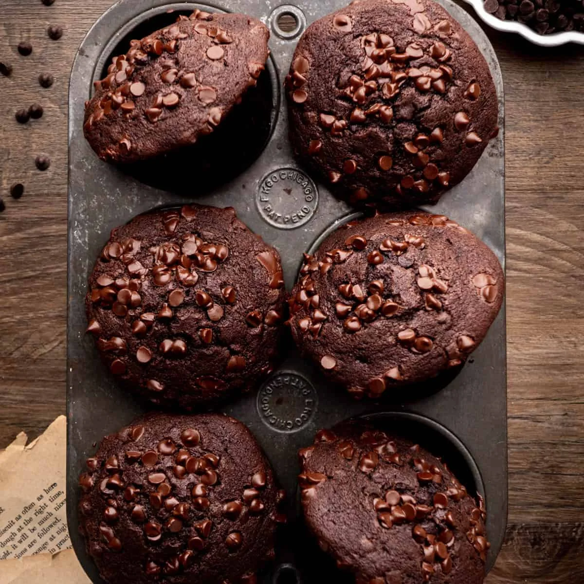 Double Chocolate Muffins