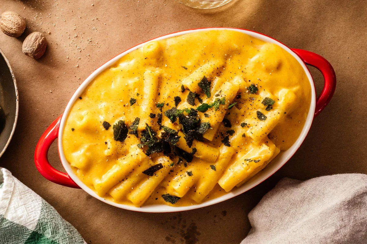 Pumpkin Sage Mac and Cheese