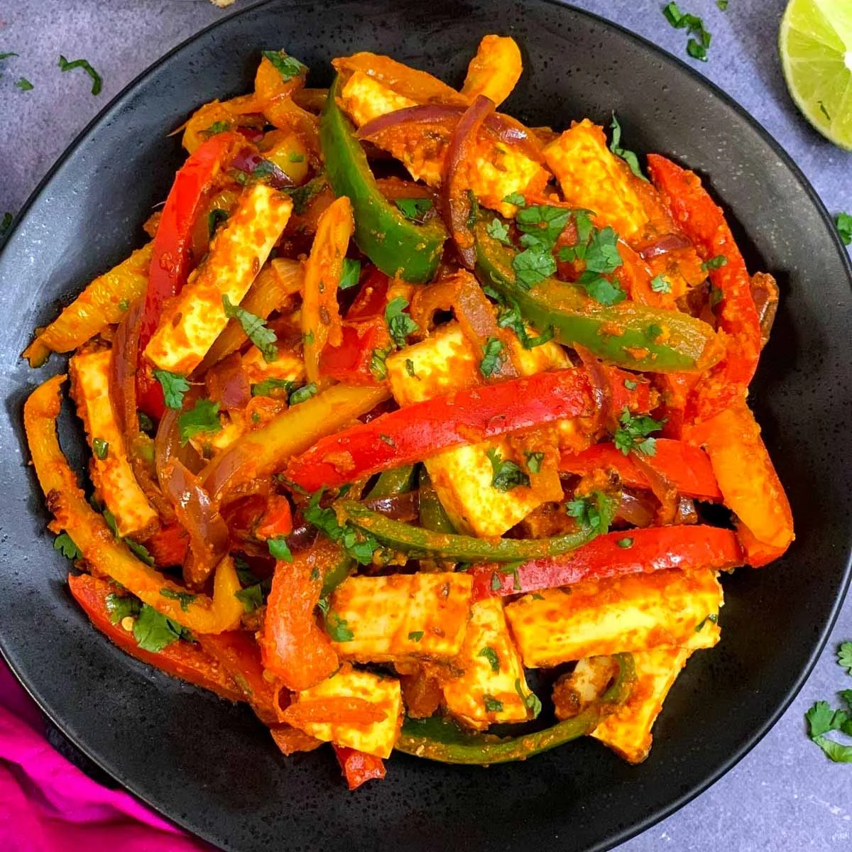 Paneer Jalfrezi Recipe (Paneer with Vegetables Stir-Fry)