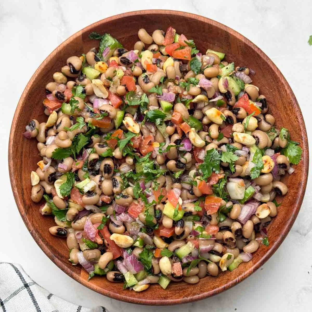 Black Eyed Peas Salad (Lobia Chaat)