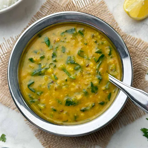 Pressure Cooker Spinach Dal (Dal Palak Recipe)