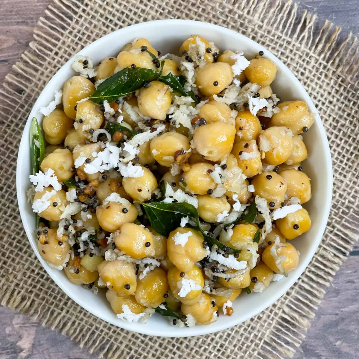 Chana Sundal | Chickpea Sundal