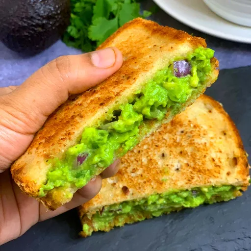 Receta de sándwich de guacamole
