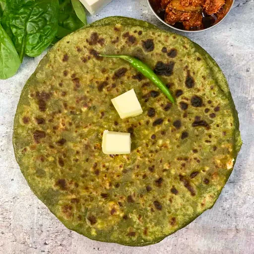 Palak Paneer Paratha