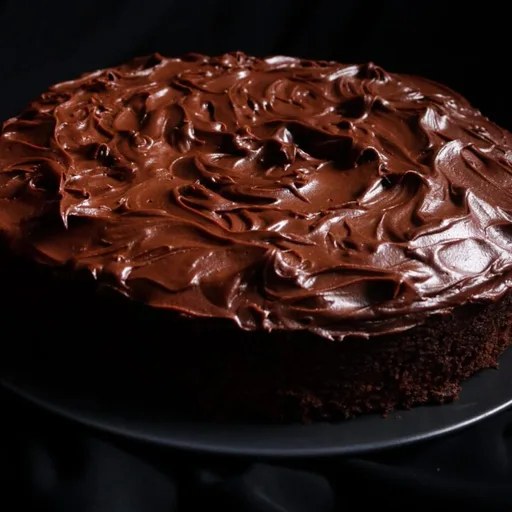 Pastel de chocolate (pastel de una capa de 9 pulgadas)