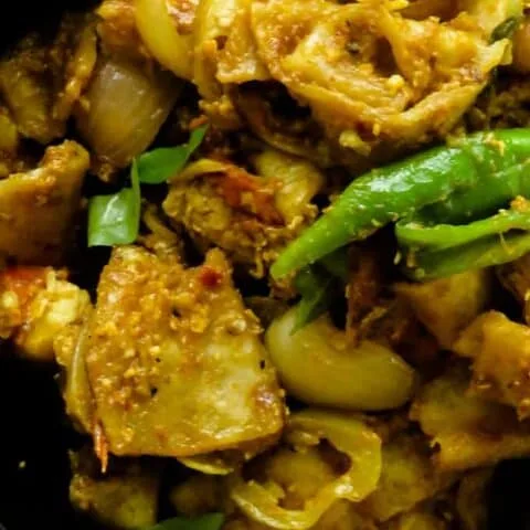 Sri Lankan dolphin kottu.