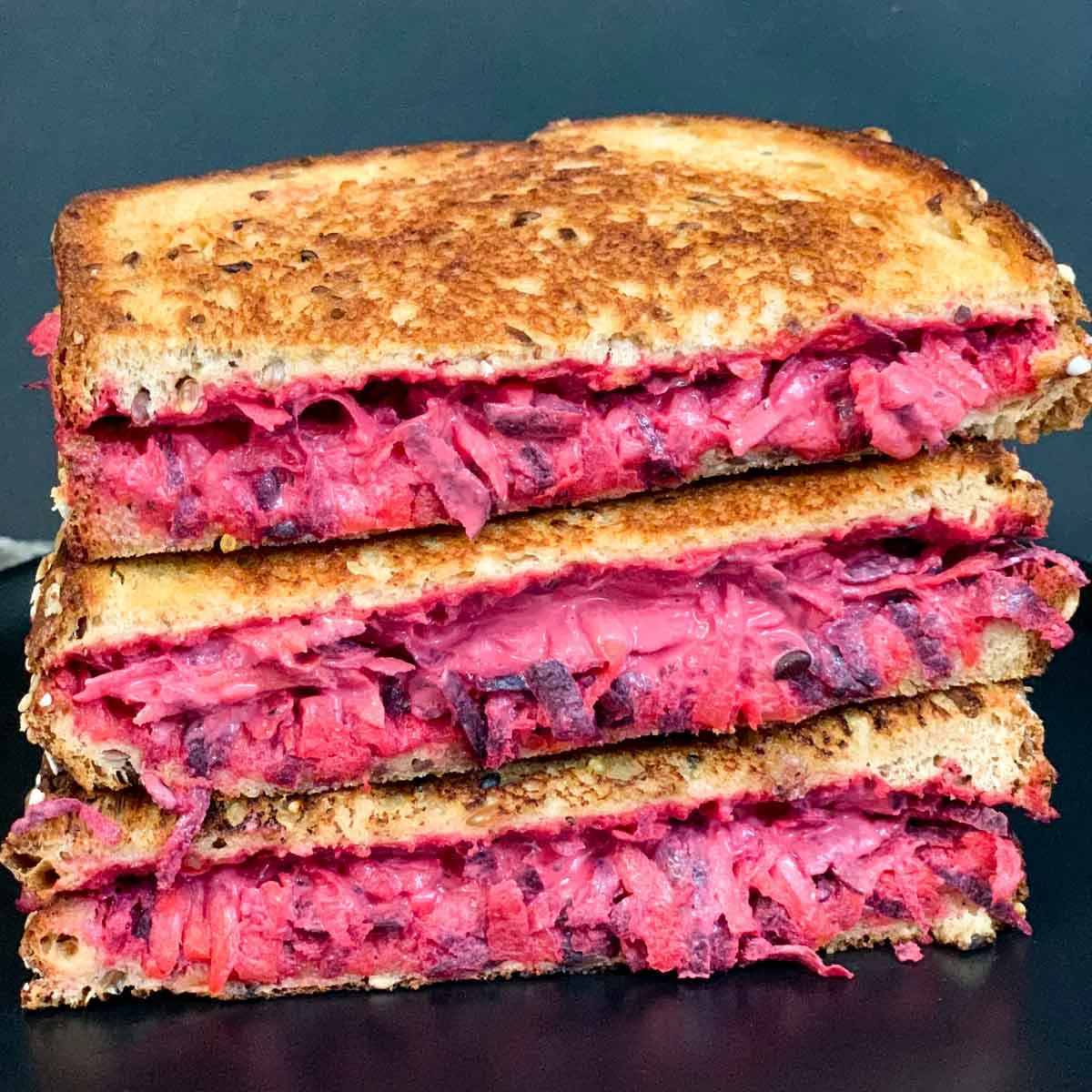 Sándwich de remolacha y zanahoria