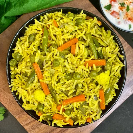 Instant Pot Vegetable Pulao (Karnataka Style Veg Pulao)