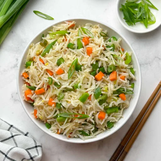 Vegetable Fried Rice (Stovetop & Instant Pot)