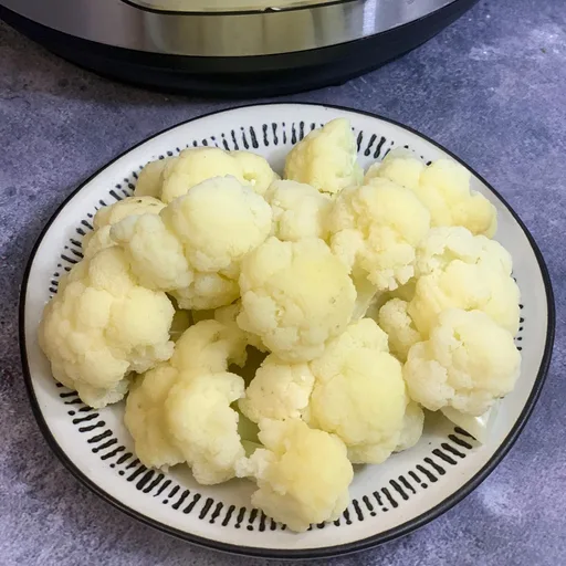 Coliflor al vapor - Instant Pot