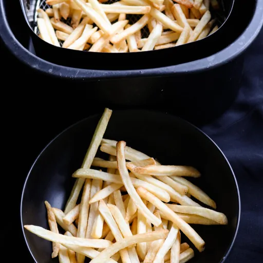 air fryer frozen fries.