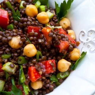 Black Lentil Salad