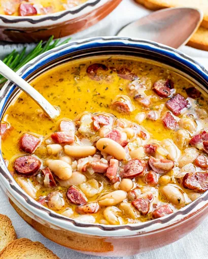 Sopa de judías a la toscana