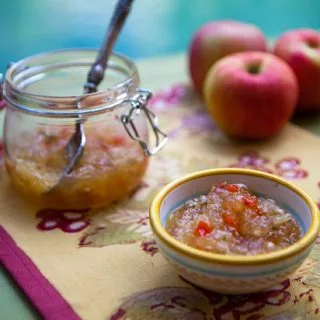 Salsa de Manzana, Ajo y Jalapeño