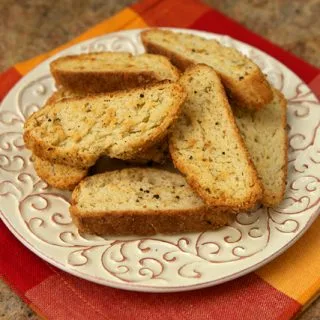 Biscotti Salados de Queso Pecorino y Pimienta Negra