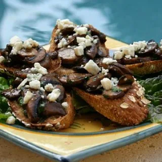 Mushroom Marsala Bruschetta