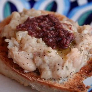 Bruschetta With White Bean Puree