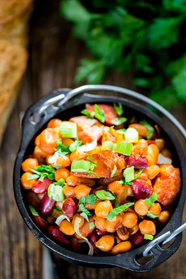 Smoked Sausage and Beans